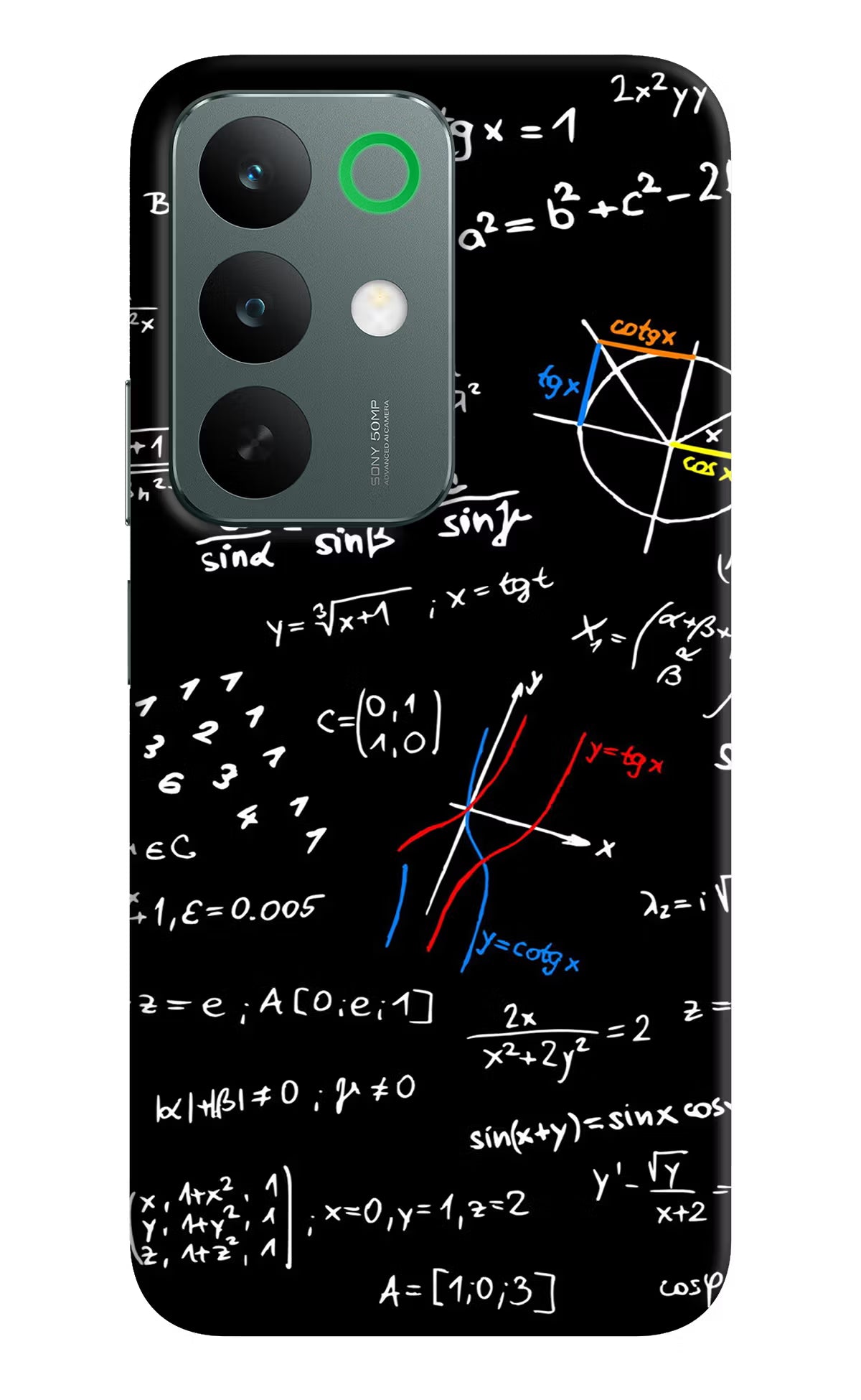 Mathematics Formula Realme C85 5G Back Cover