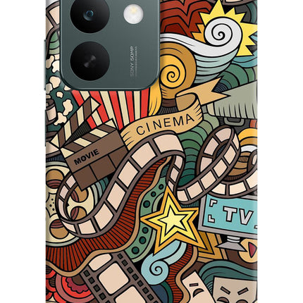 Cinema Abstract Realme C85 5G Hard Case Back Cover by Casekaro