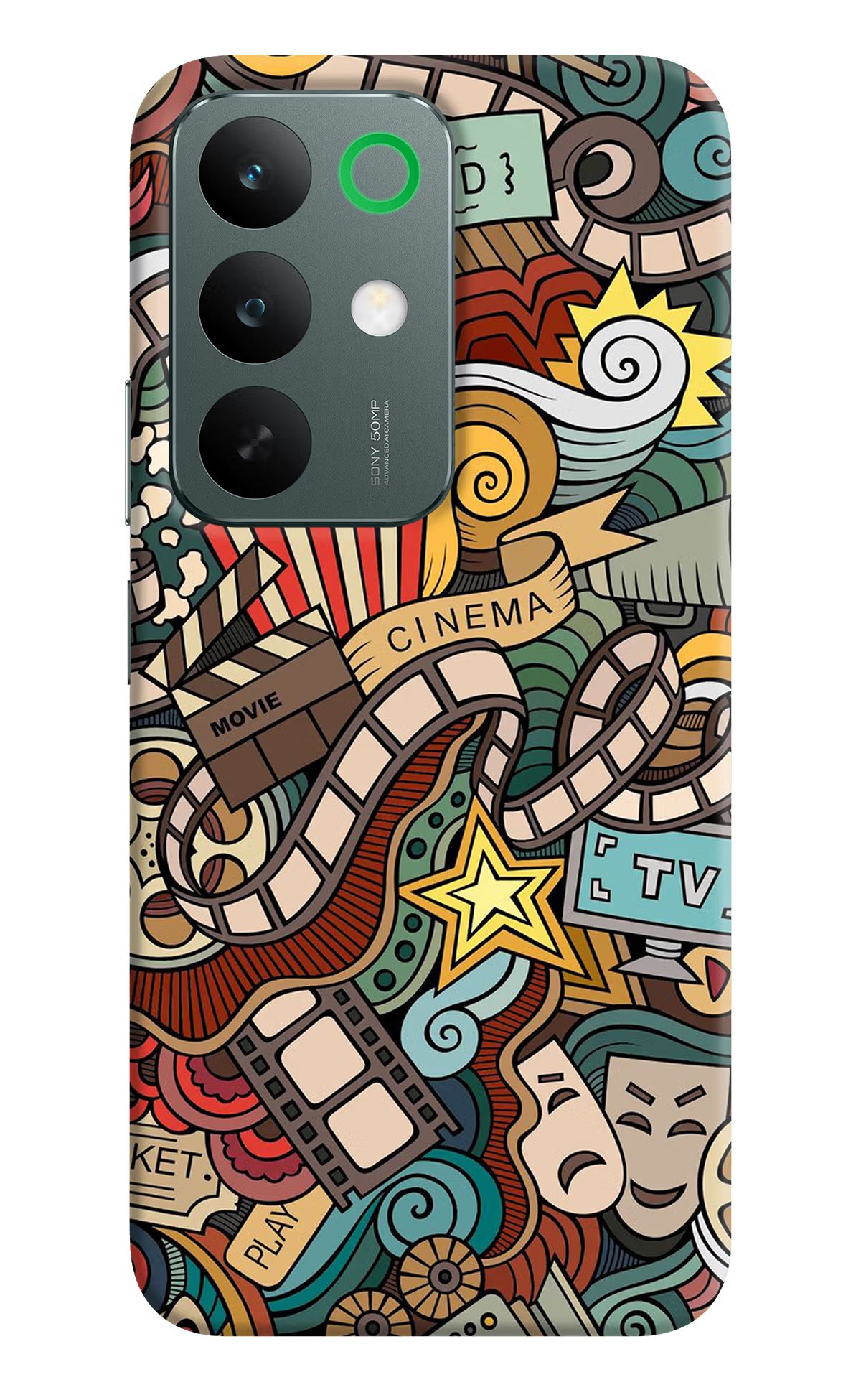 Cinema Abstract Realme C85 5G Back Cover