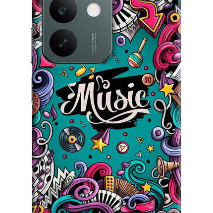 Music Graffiti Realme C85 5G Hard Case Back Cover by Casekaro