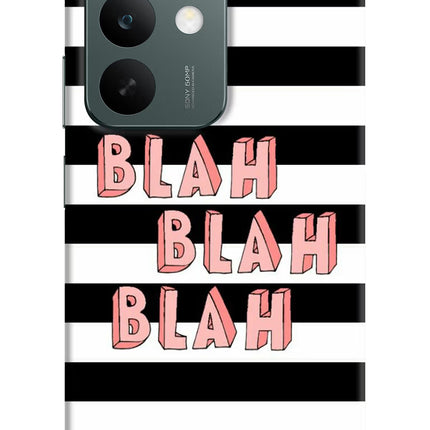 Blah Blah Blah Realme C85 5G Hard Case Back Cover by Casekaro