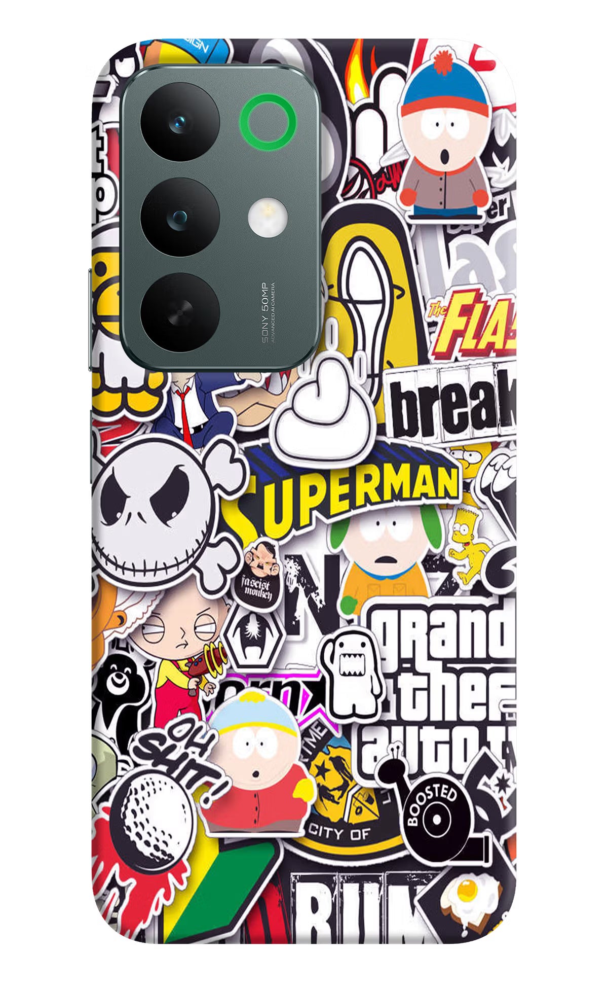 Sticker Bomb Realme C85 5G Back Cover