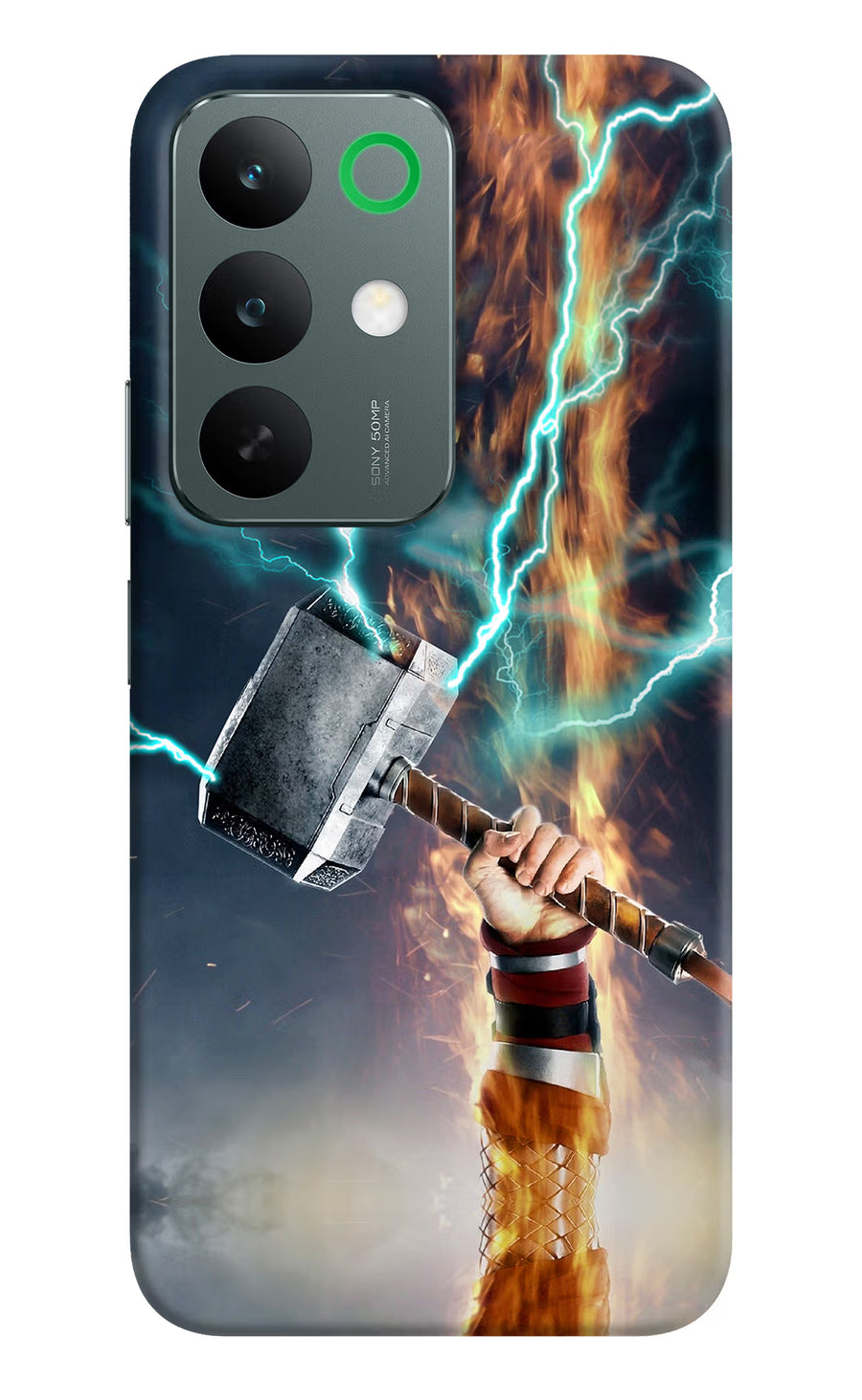 Thor Hammer Mjolnir Realme C85 5G Back Cover, Hard case