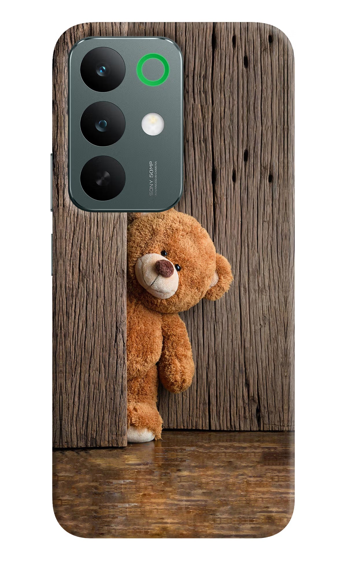 Teddy Wooden Realme C85 5G Back Cover