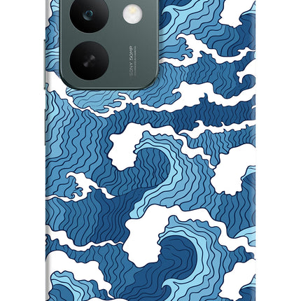 Blue Waves Realme C85 5G Hard Case Back Cover by Casekaro