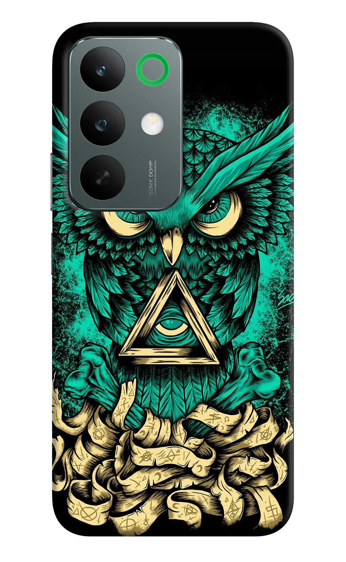 Green Owl Realme C85 5G Back Cover