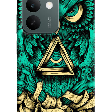 Green Owl Realme C85 5G Hard Case Back Cover by Casekaro