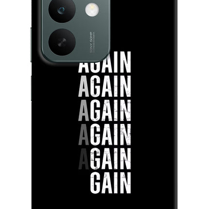 Again Again Gain Realme C85 5G Hard Case Back Cover by Casekaro