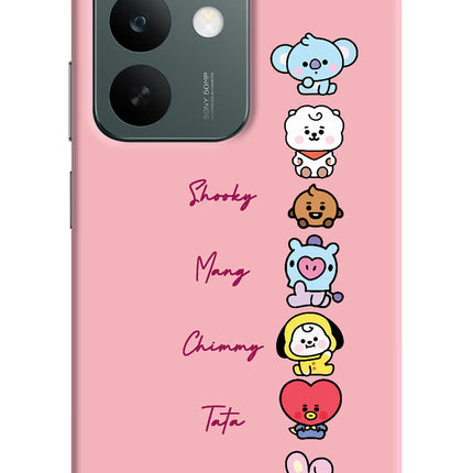 BTS names Realme C85 5G Hard Case Back Cover by Casekaro