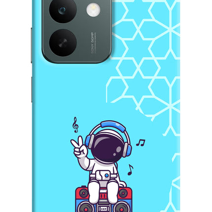 Cute Astronaut Chilling Realme C85 5G Hard Case Back Cover by Casekaro