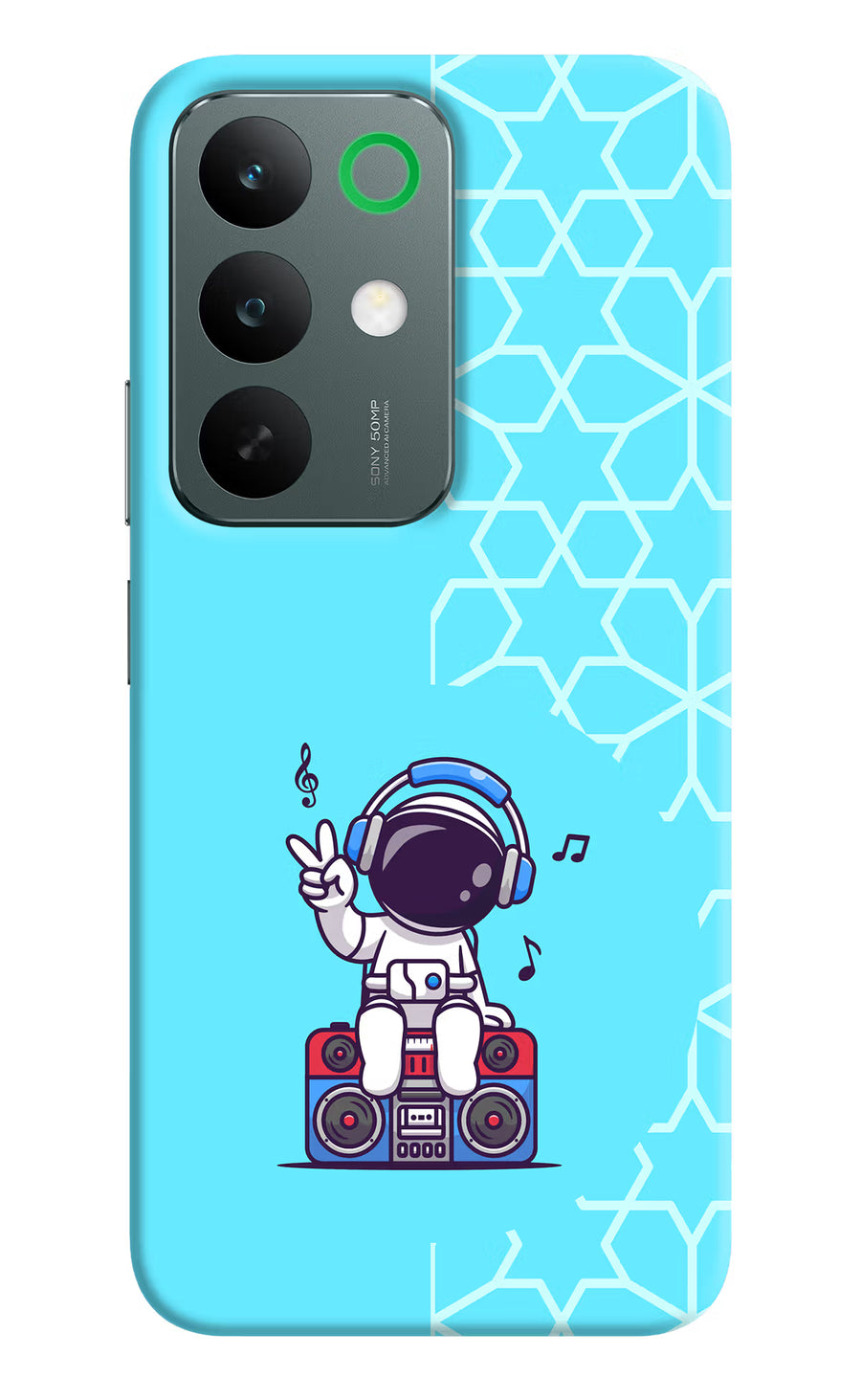 Cute Astronaut Chilling Realme C85 5G Back Cover, Hard case