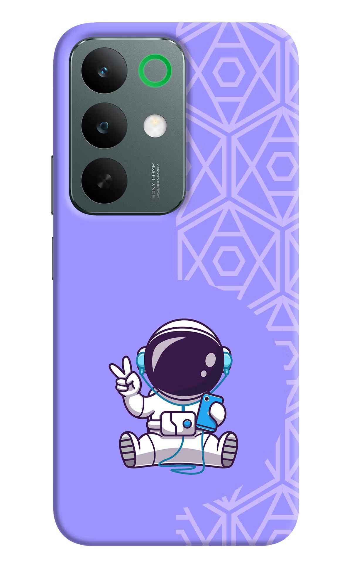 Cute Astronaut Chilling Realme C85 5G Back Cover