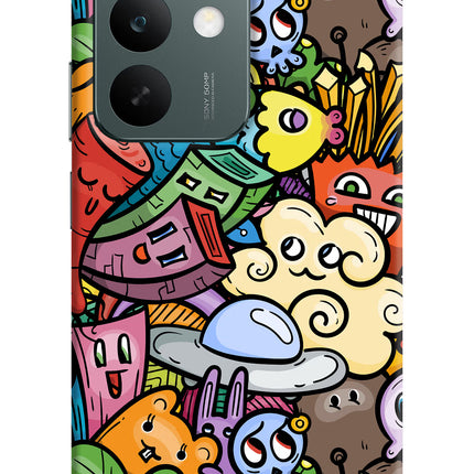 Veggie Doodle Realme C85 5G Hard Case Back Cover by Casekaro