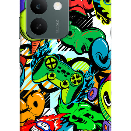 Game Doodle Realme C85 5G Hard Case Back Cover by Casekaro
