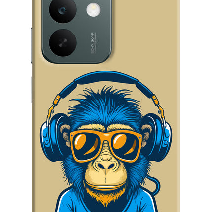 Monkey Headphone Realme C85 5G Hard Case Back Cover by Casekaro
