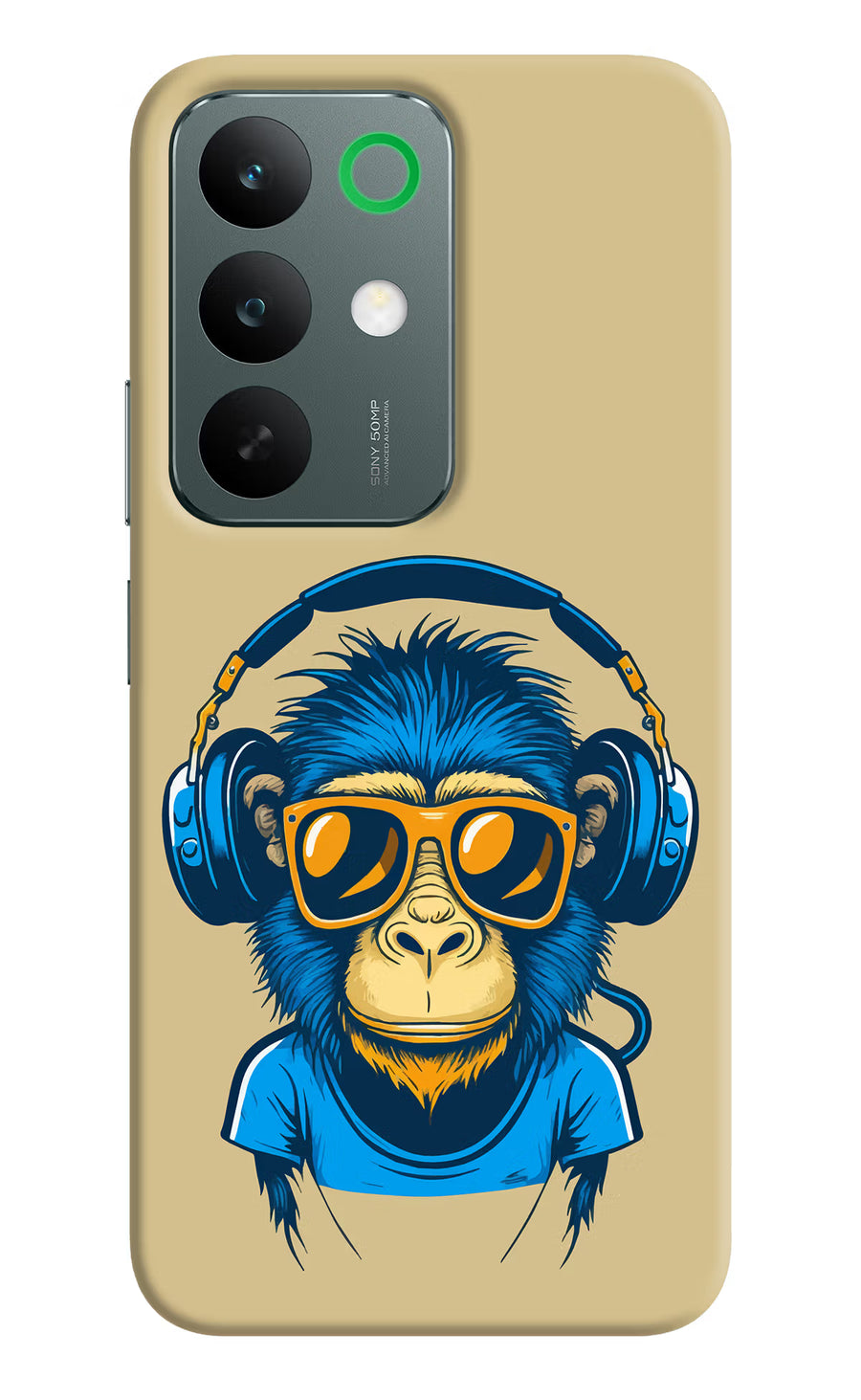Monkey Headphone Realme C85 5G Back Cover, Hard case