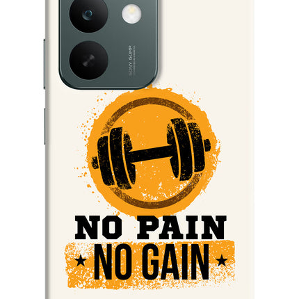 No Pain No Gain Realme C85 5G Hard Case Back Cover by Casekaro
