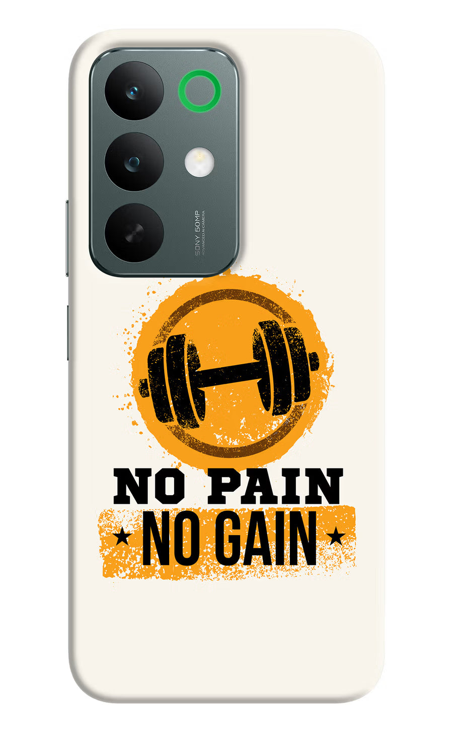 No Pain No Gain Realme C85 5G Back Cover, Hard case