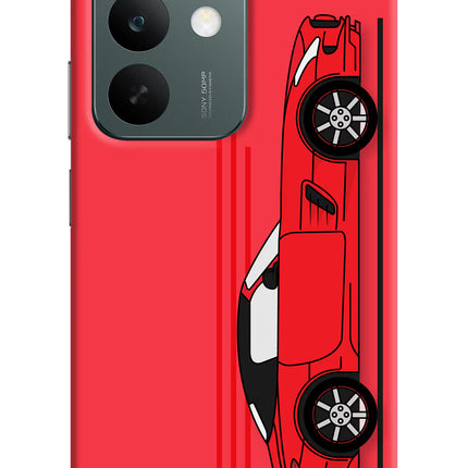 Red Velocity Realme C85 5G Hard Case Back Cover by Casekaro