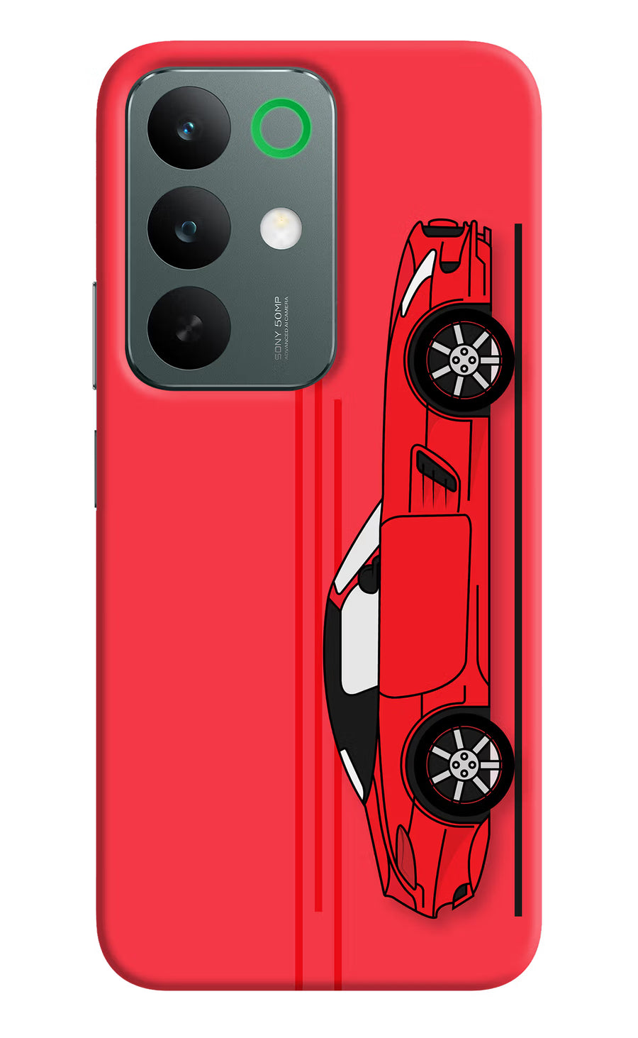 Red Velocity Realme C85 5G Back Cover, Hard case