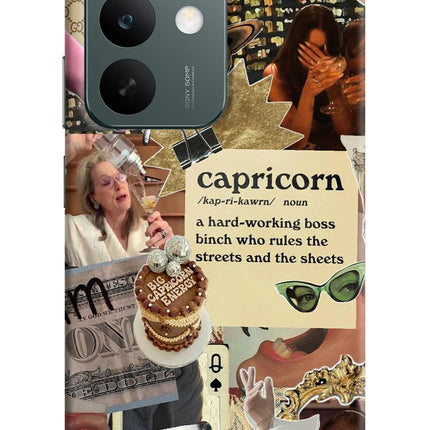 Capricorn Zodiac Realme C85 5G Hard Case Back Cover by Casekaro