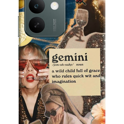 Gemini Zodiac Realme C85 5G Hard Case Back Cover by Casekaro