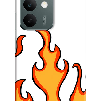 Fired Up – White Realme C85 5G Hard Case Back Cover by Casekaro