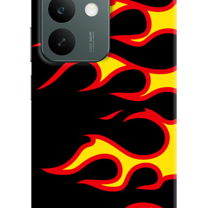 Side Sweep Flames Realme C85 5G Hard Case Back Cover by Casekaro