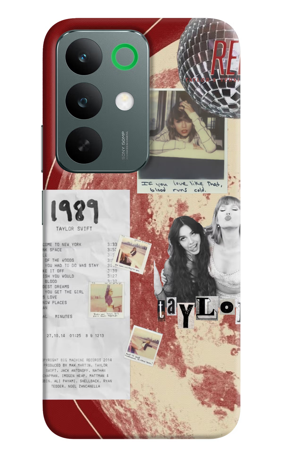 Taylor Swift Realme C85 5G Back Cover