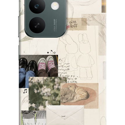 Soft Aesthetic Realme C85 5G Hard Case Back Cover by Casekaro