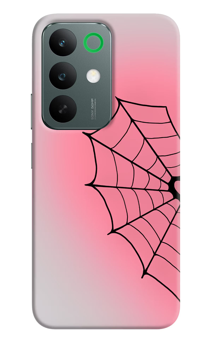 Pink Web Realme C85 5G Back Cover, Hard case