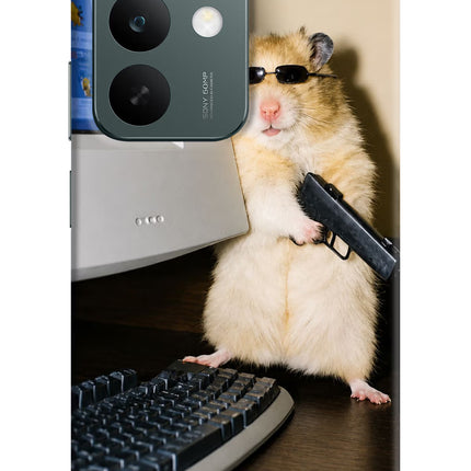 Hacker Hamster Realme C85 5G Hard Case Back Cover by Casekaro