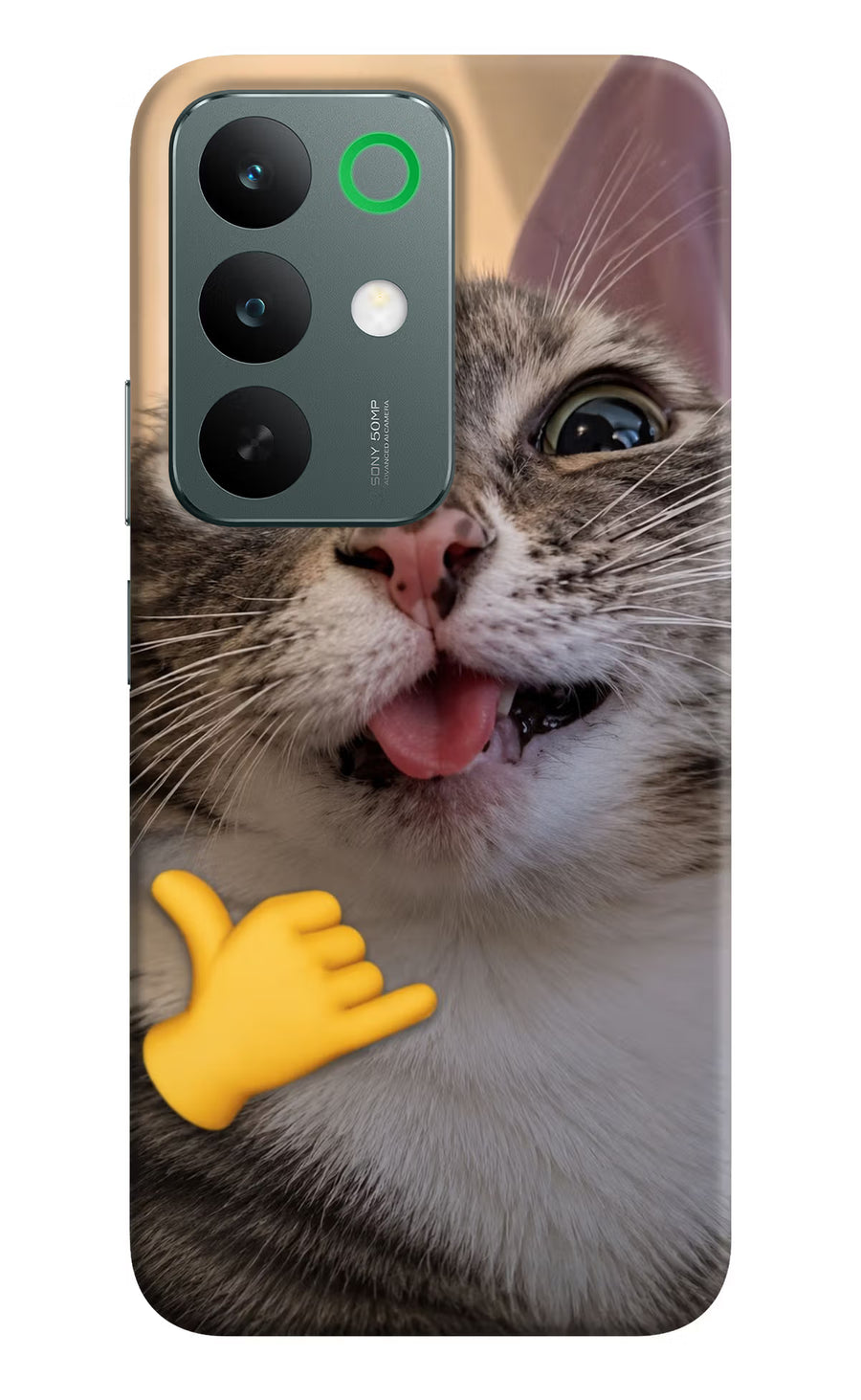 Silly Cat Call Realme C85 5G Back Cover, Hard case