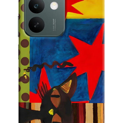 Pop Cat Realme C85 5G Hard Case Back Cover by Casekaro