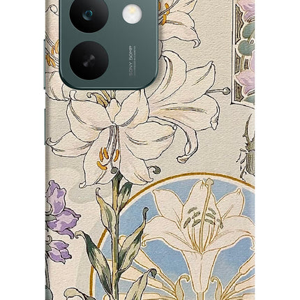 White Lily Realme C85 5G Hard Case Back Cover by Casekaro