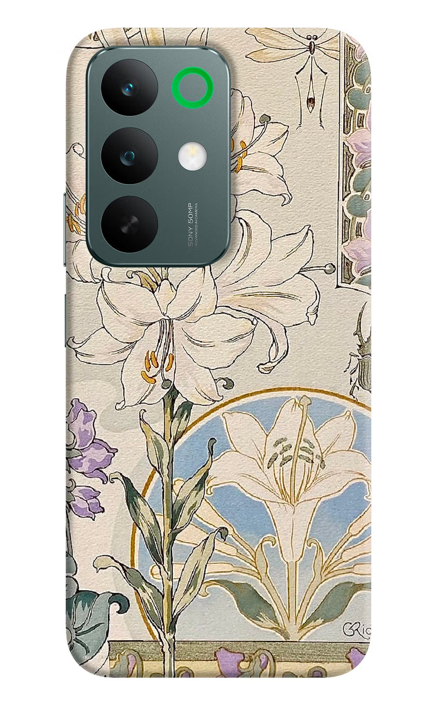White Lily Realme C85 5G Back Cover, Hard case