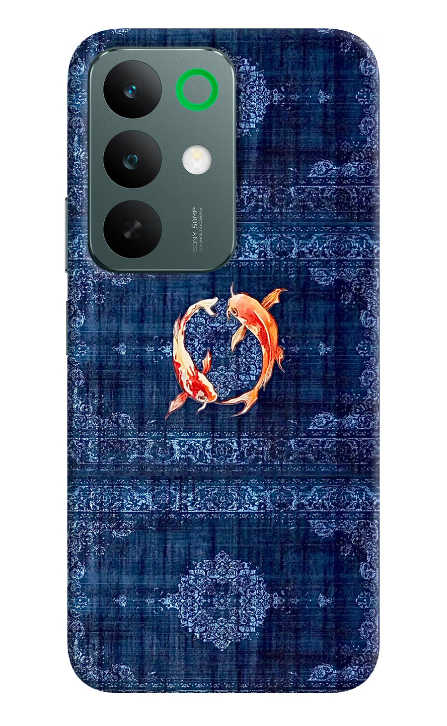Koi Blue Realme C85 5G Back Cover, Hard case