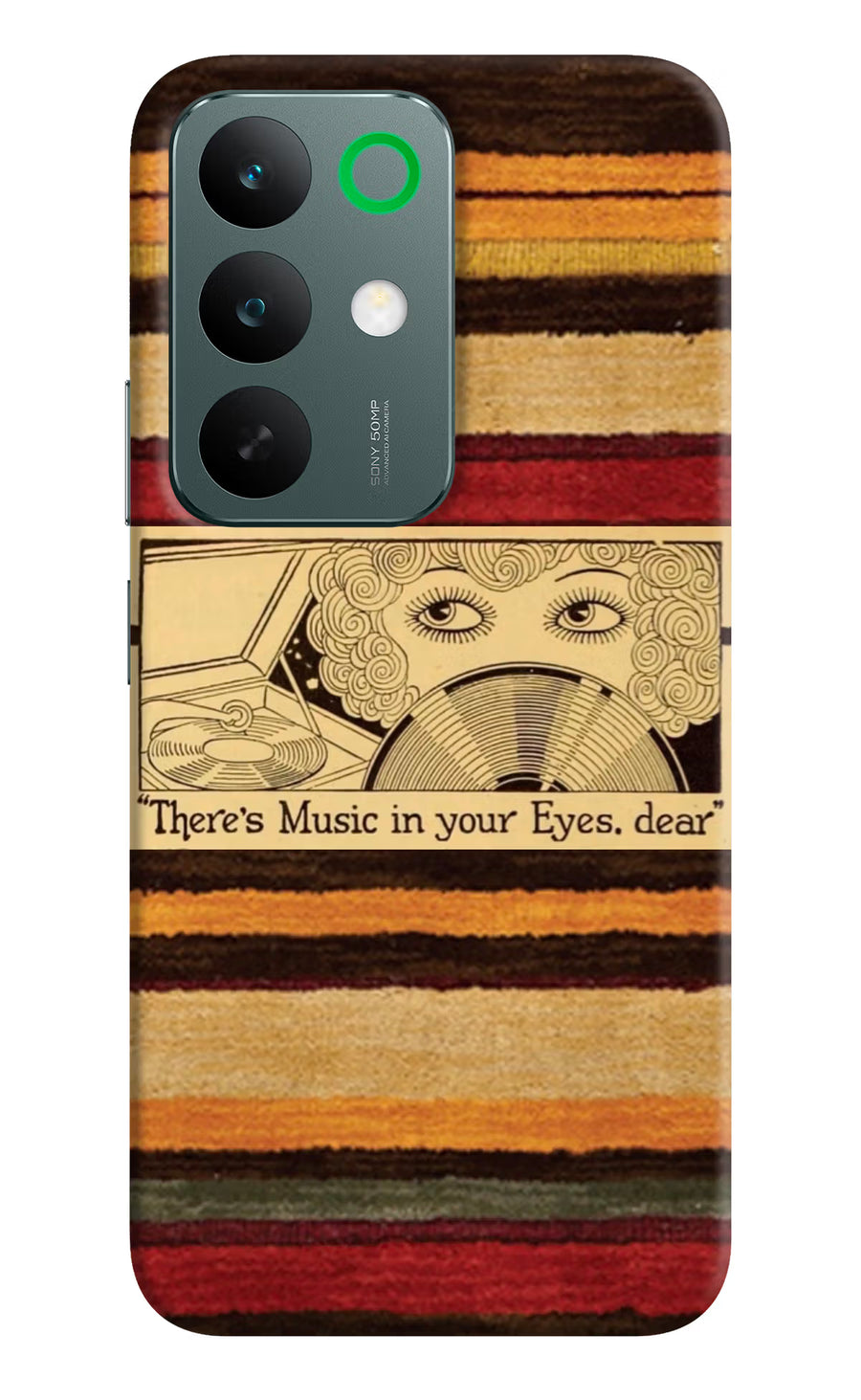 Vinyl Stripes Realme C85 5G Back Cover, Hard case