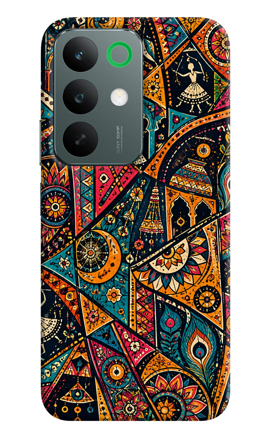 Folk Print Realme C85 5G Back Cover, Hard case
