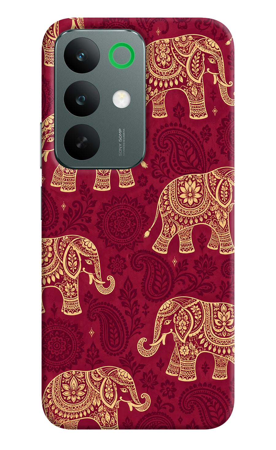 Maroon Elephant Realme C85 5G Back Cover, Hard case