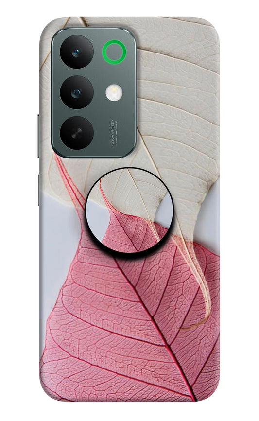 White Pink Leaf Realme C85 5G Pop Case by Casekaro