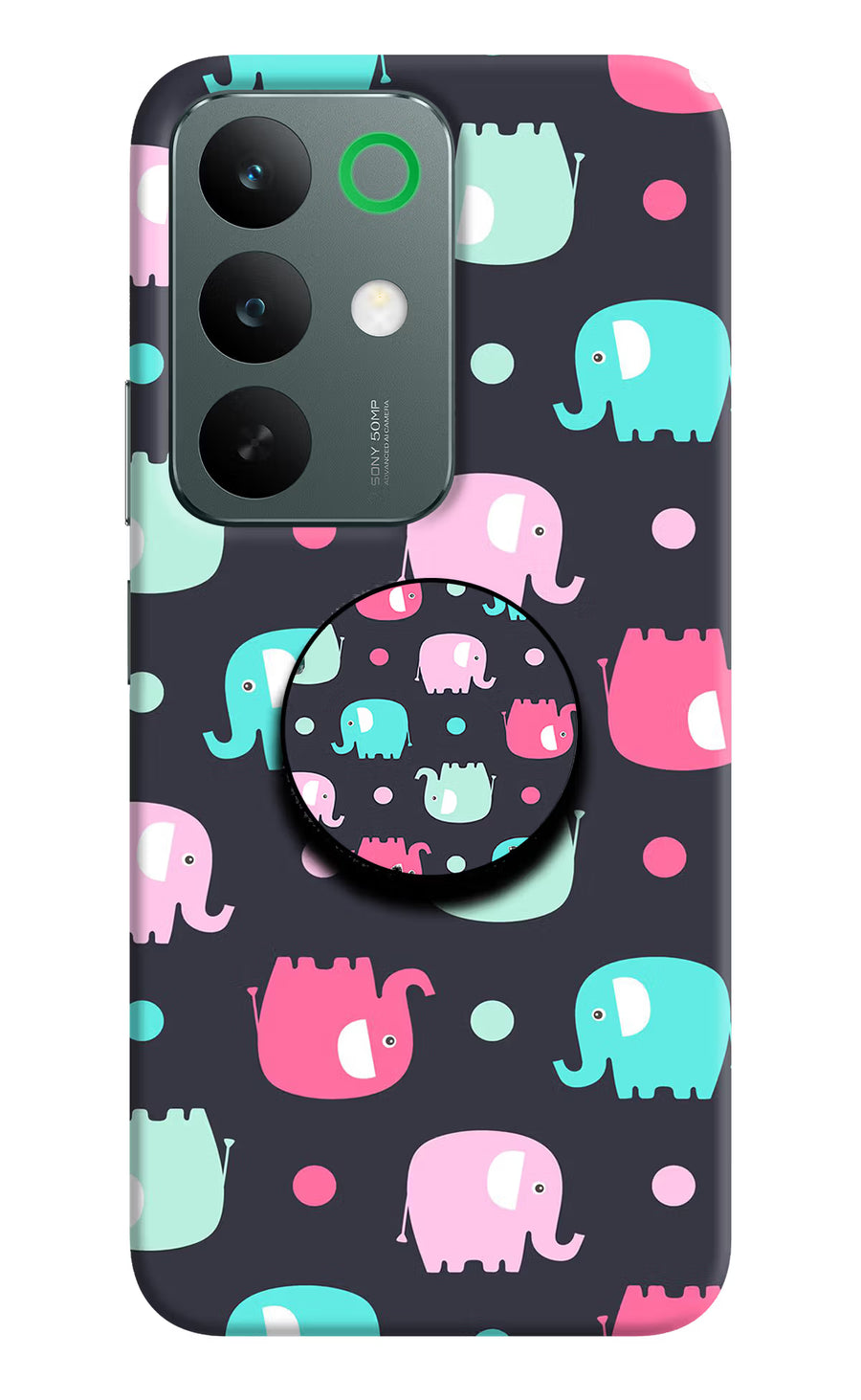 Baby Elephants Realme C85 5G Pop Case, Hard case
