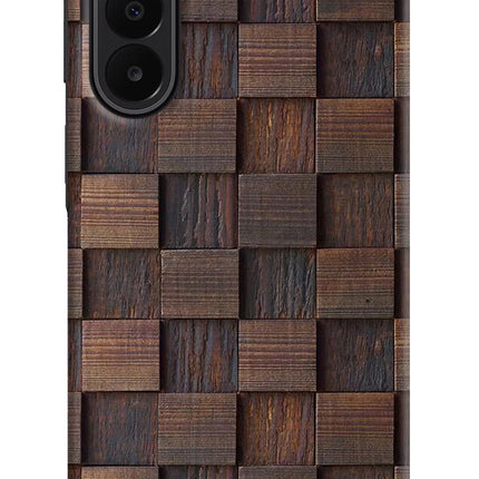 Wooden Cube Design Samsung A27 5G Hard Case Back Cover by Casekaro