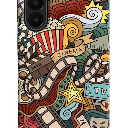 Cinema Abstract Samsung A27 5G Hard Case Back Cover by Casekaro