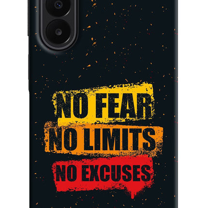 No Fear No Limits No Excuse Samsung A27 5G Hard Case Back Cover by Casekaro