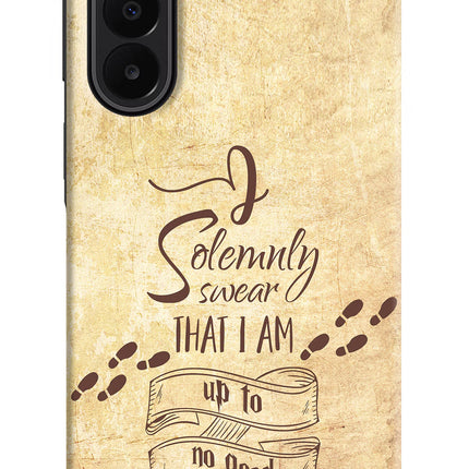 I Solemnly swear that i up to no good Samsung A27 5G Hard Case Back Cover by Casekaro