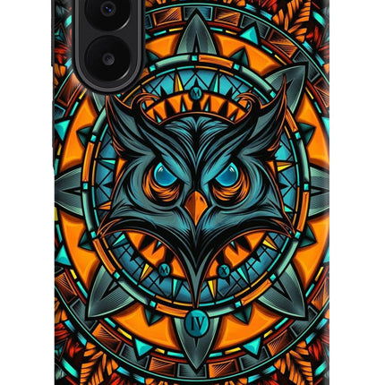 Angry Owl Art Samsung A27 5G Hard Case Back Cover by Casekaro