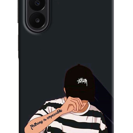Aesthetic Boy Samsung A27 5G Hard Case Back Cover by Casekaro
