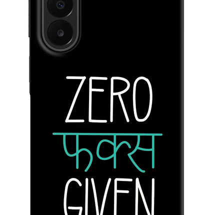 Zero Fucks Given Samsung A27 5G Hard Case Back Cover by Casekaro