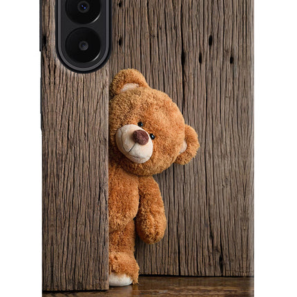Teddy Wooden Samsung A27 5G Hard Case Back Cover by Casekaro